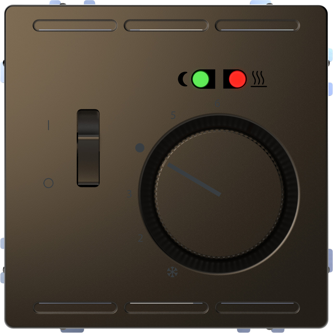 Merten MEG5764-6052 Fußbodentemperaturregler Wechsler 230V Moccametallic Merten MEG5764-6052 Fußbodentemperaturregler Wechsler 230V Moccametallic