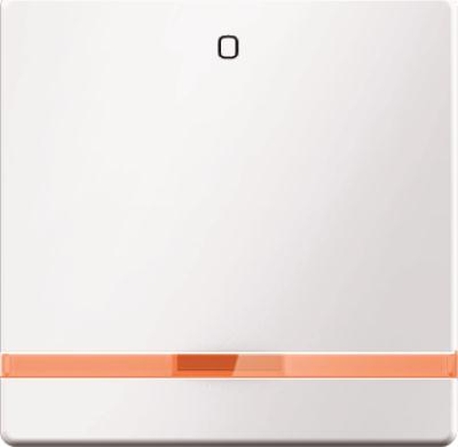 Berker 16246089 Wippe mit oranger Linse und Aufdruck '0' Q.1/Q.3 Polarweiß, Samt Berker 16246089 Wippe mit oranger Linse und Aufdruck '0' Q.1/Q.3 Polarweiß, Samt
