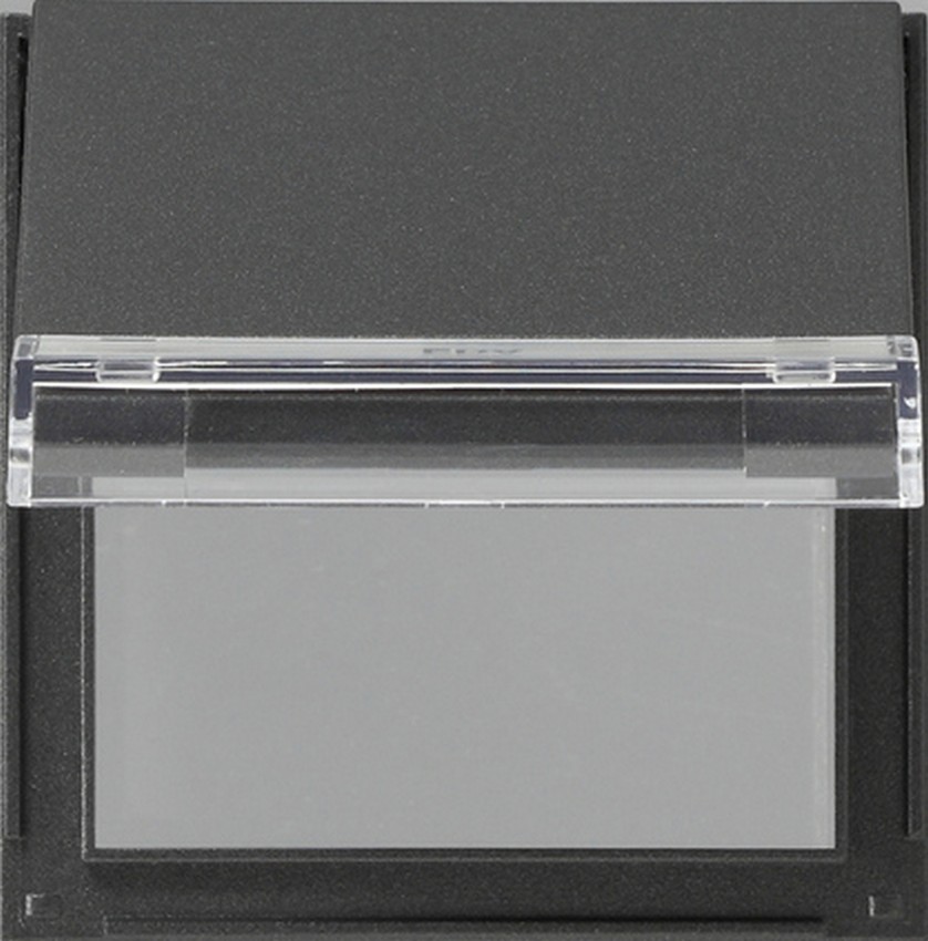 GIRA 068067 Adapterrahmen mit Klappdeckel und Beschriftungsfeld Anthrazit GIRA 068067 Adapterrahmen mit Klappdeckel und Beschriftungsfeld Anthrazit