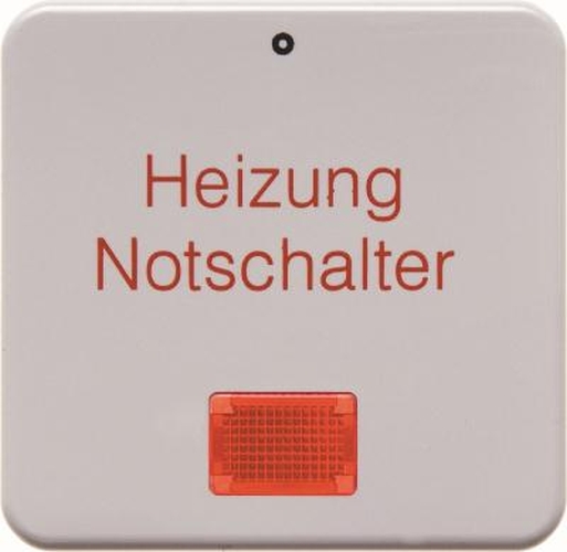 Berker 156909 Wippe 'Heizung' mit roter Linse wg Up IP44 Polarweiß, Glänzend Berker 156909 Wippe 'Heizung' mit roter Linse wg Up IP44 Polarweiß, Glänzend