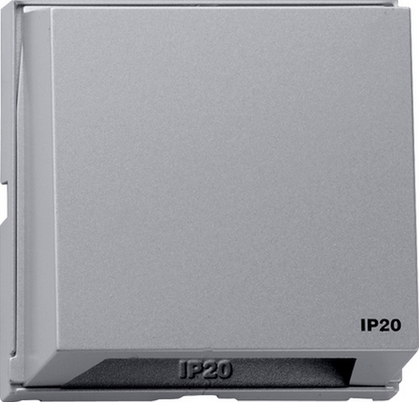 GIRA 116365 Adapterrahmen 55x55 mit Abdeckhaube Farbe-Alu GIRA 116365 Adapterrahmen 55x55 mit Abdeckhaube Farbe-Alu