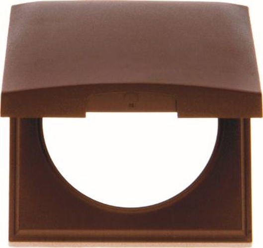 Berker 918282501 Rahmen mit Klappdeckel, Integro Flow, Braun Matt Berker 918282501 Rahmen mit Klappdeckel, Integro Flow, Braun Matt