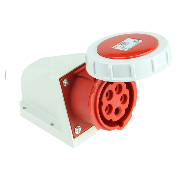 PCE 1152-6 CEE Wandsteckdose 16A 5-Polig 6h Shark IP67 PCE 1152-6 CEE Wandsteckdose 16A 5-Polig 6h Shark IP67
