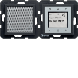 Berker 28801606 Radio Touch und Lautsprecher B.3/B.7 Anthrazit, Matt Berker 28801606 Radio Touch und Lautsprecher B.3/B.7 Anthrazit, Matt