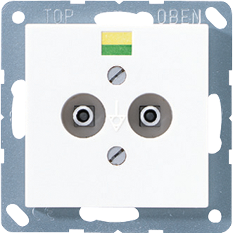 JUNG A565-2WW Potentialausgleich-Steckdose Alpinweiß
