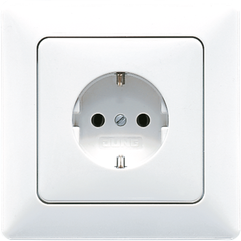 JUNG 5120BFKIWW Steckdosen-Einsatz mit bruchsicherer Abdeckung Alpinweiß JUNG 5120BFKIWW Steckdosen-Einsatz mit bruchsicherer Abdeckung Alpinweiß