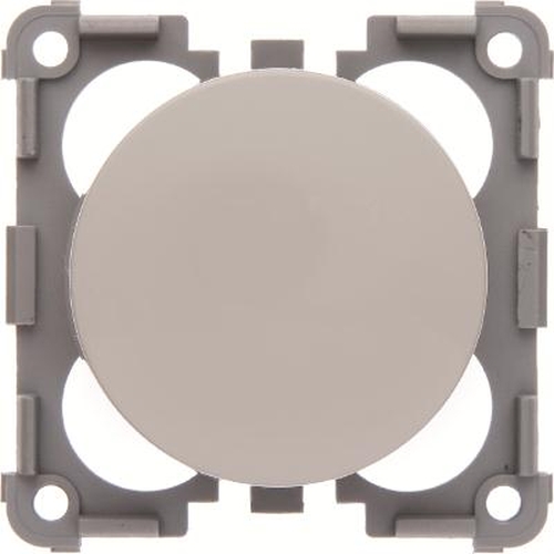 Berker 928762507 Drehdimmer 12 V= mit Regulierknopf Integro Flow/Pure Grau, Glänzend