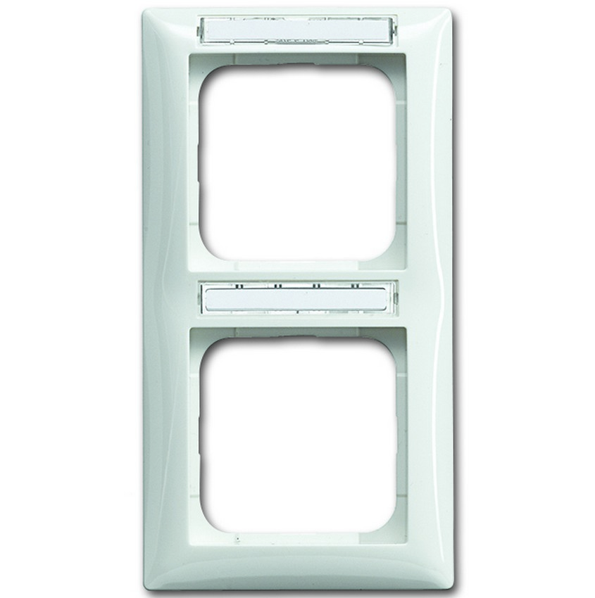 Busch-Jaeger 1722NS-914 Rahmen 2-Fach mit Sichtfenster Senkrecht Alpinweiß Busch-Jaeger 1722NS-914 Rahmen 2-Fach mit Sichtfenster Senkrecht Alpinweiß