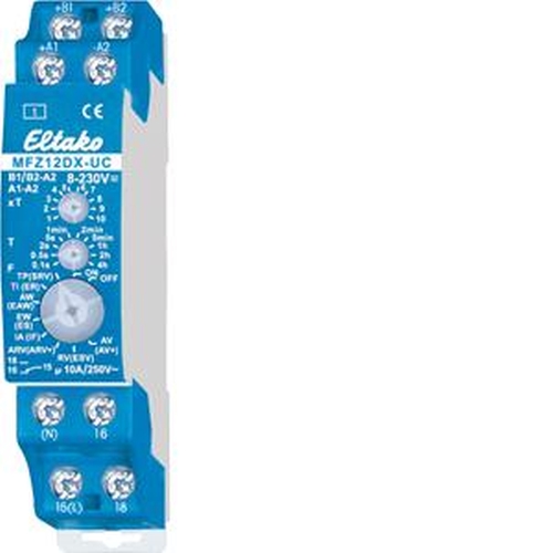 Eltako MFZ12DX-UC Multifunktions-Zeitrelais 1 Wechsler Eltako MFZ12DX-UC Multifunktions-Zeitrelais 1 Wechsler