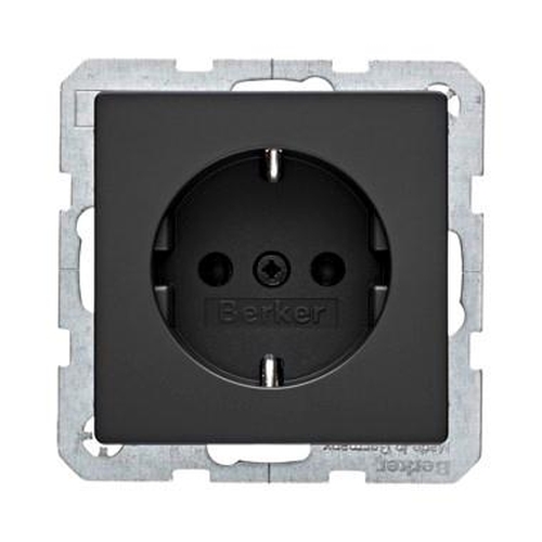 Berker 41436086 Steckdose SCHUKO Q.1/Q.3 Anthrazit, Samt Berker 41436086 Steckdose SCHUKO Q.1/Q.3 Anthrazit, Samt
