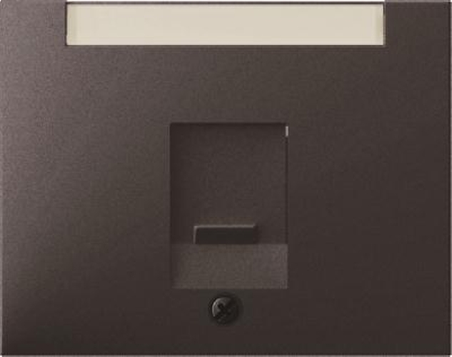 Berker 11707006 Zentralstück mit Staubschutzschieber und Beschriftungsfeld K.1 Anthrazit, Matt Berker 11707006 Zentralstück mit Staubschutzschieber und Beschriftungsfeld K.1 Anthrazit, Matt