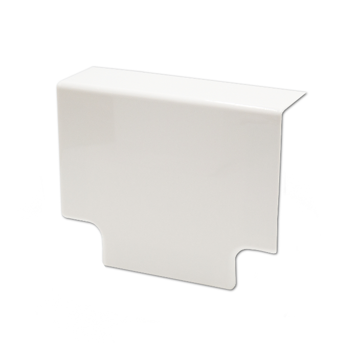 Brüstungskanal T-Stück 100x50mm Reinweiß Brüstungskanal T-Stück 100x50mm Reinweiß