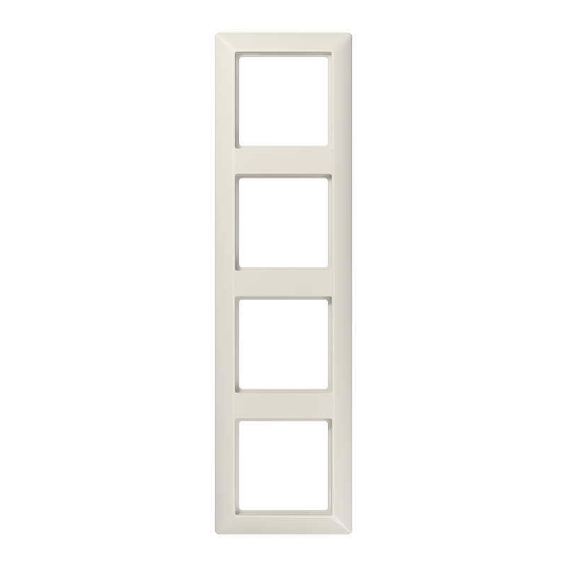 JUNG AS584 Rahmen 4-Fach Cremeweiß