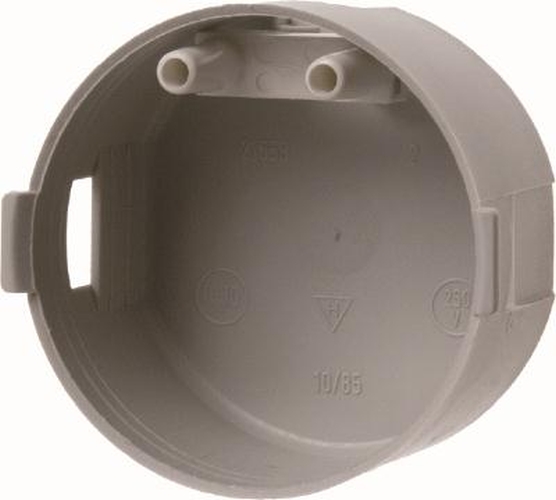 Berker 9182001 Berührungsschutzdose Ø 45 mm, flach, Integro Modul-Einsätze, Grau Berker 9182001 Berührungsschutzdose Ø 45 mm, flach, Integro Modul-Einsätze, Grau