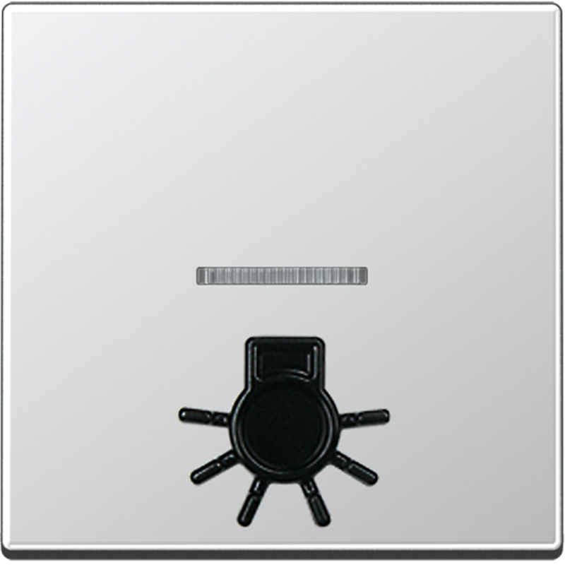 JUNG A590L1KOAL Kontroll- Wippe mit abtastbarem Symbol "Licht" Aluminium JUNG A590L1KOAL Kontroll- Wippe mit abtastbarem Symbol "Licht" Aluminium