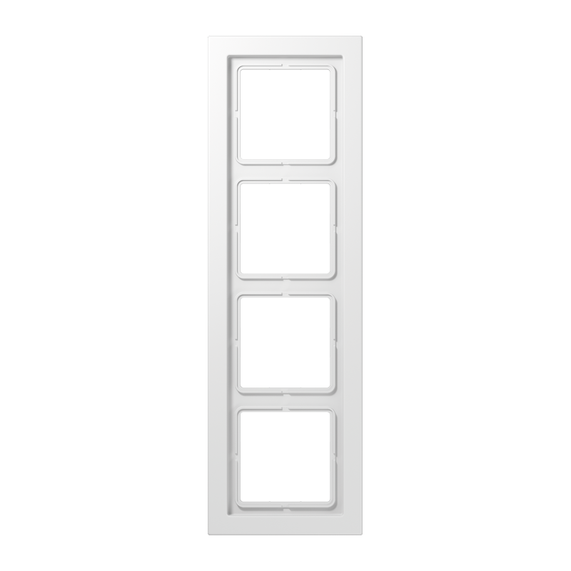 JUNG LSD984WW Rahmen 4-Fach LS-Serie Alpinweiß