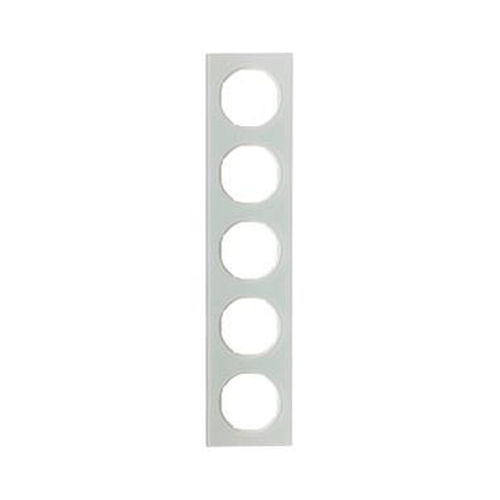 Berker 10152209 Rahmen 5Fach R.3 Glas, Polarweiß Berker 10152209 Rahmen 5Fach R.3 Glas, Polarweiß