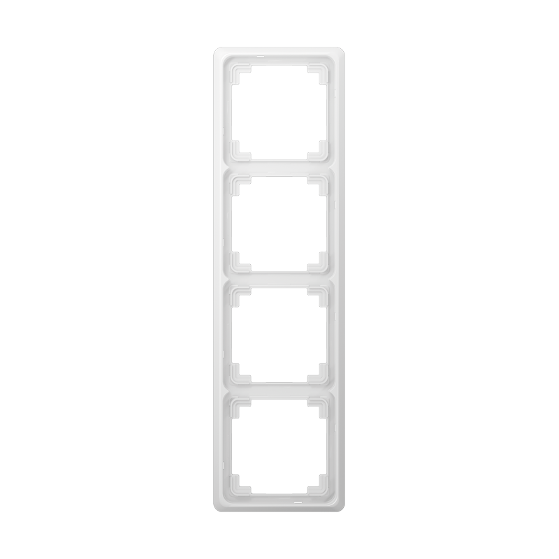 JUNG CDP584WW Rahmen 4-Fach Alpinweiß