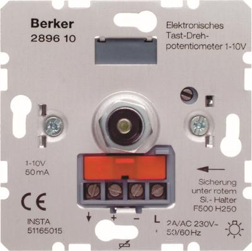 Berker 289610 Tast-Einsätz Drehpotenziometer 1-10 V Hauselektronik