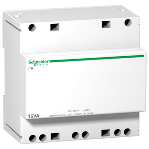 Schneider A9A15218 Sicherheitstransformator iTR 16VA 12-24V