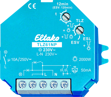 Eltako TLZ 61NP-230V Treppenlicht-Zeitschalter Treppenhausautomat