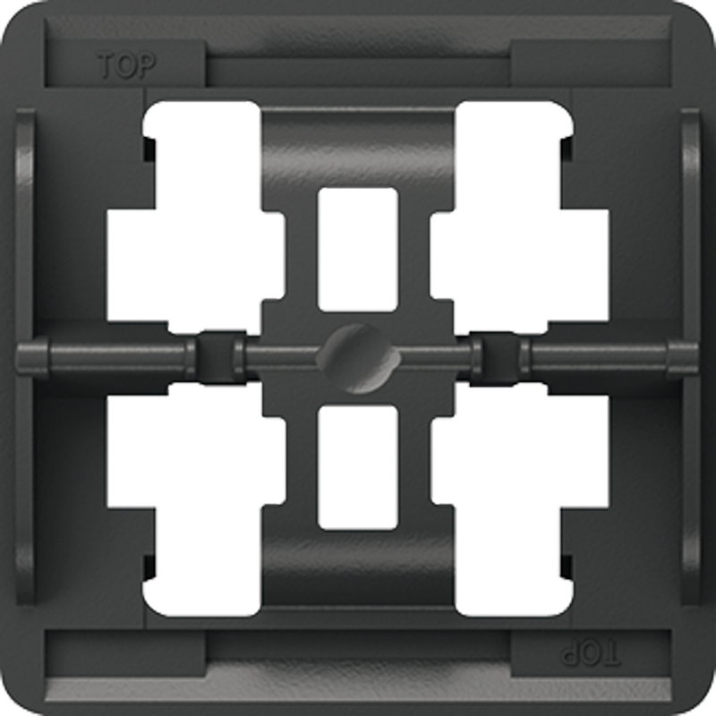 JUNG LS93HP Halteplatte
 für 3-Fach Wippe Schwarz