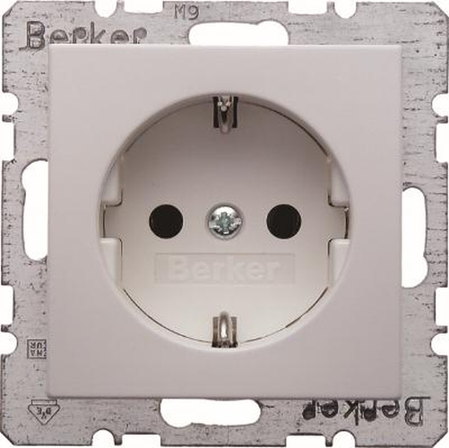 Berker 41438989 Steckdose SCHUKO S.1 Polarweiß, Glänzend Berker 41438989 Steckdose SCHUKO S.1 Polarweiß, Glänzend