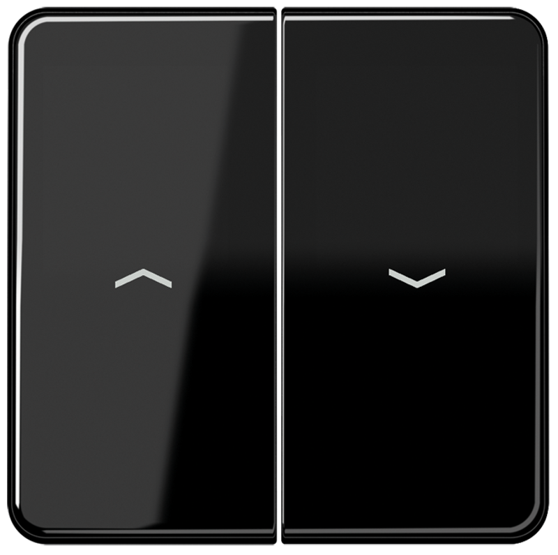 JUNG CD595PSW Jalousie-Wippe Schwarz JUNG CD595PSW Jalousie-Wippe Schwarz