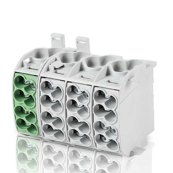 F-Tronic 7110234 Hauptleitungsabzweigklemme 4-Polig 25mm² grau/grün "L/PE" F-Tronic 7110234 Hauptleitungsabzweigklemme 4-Polig 25mm² grau/grün "L/PE"