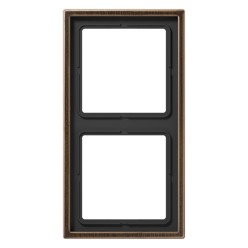 JUNG ME2982AT Rahmen 2-Fach LS-Serie Messing-Antik JUNG ME2982AT Rahmen 2-Fach LS-Serie Messing-Antik