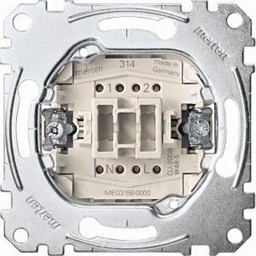 Merten MEG3156-0000 Taster-Einsatz Wechsler