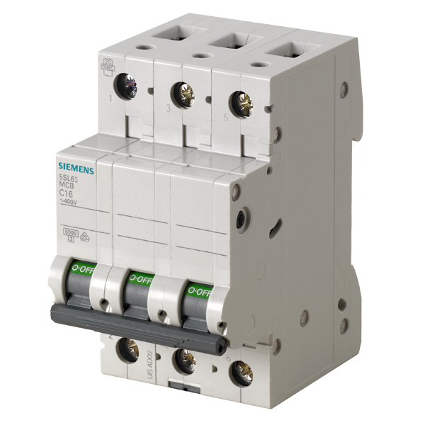 Siemens 5SL6316-7 Leitungsschutzschalter 3-Polig C16A Siemens 5SL6316-7 Leitungsschutzschalter 3-Polig C16A