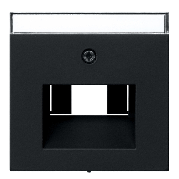 GIRA 0284005 Abdeckung UAE/IAE mit Beschriftungsfeld Schwarz-Matt GIRA 0284005 Abdeckung UAE/IAE mit Beschriftungsfeld Schwarz-Matt