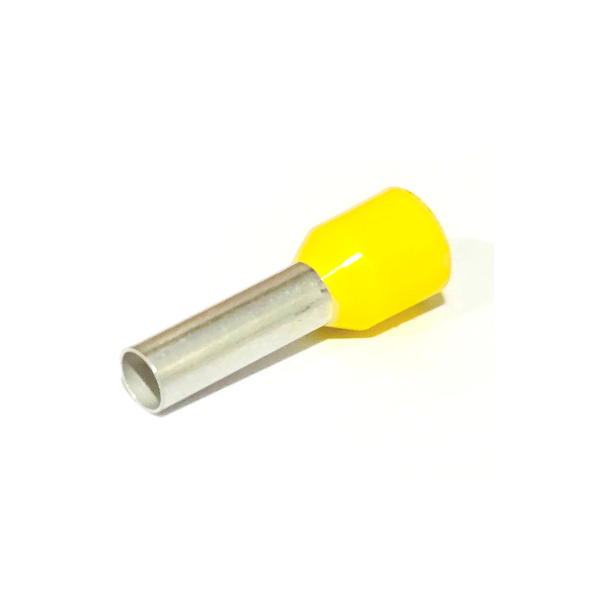 Aderendhülsen isoliert gelb 6,0mm² x 12 mm