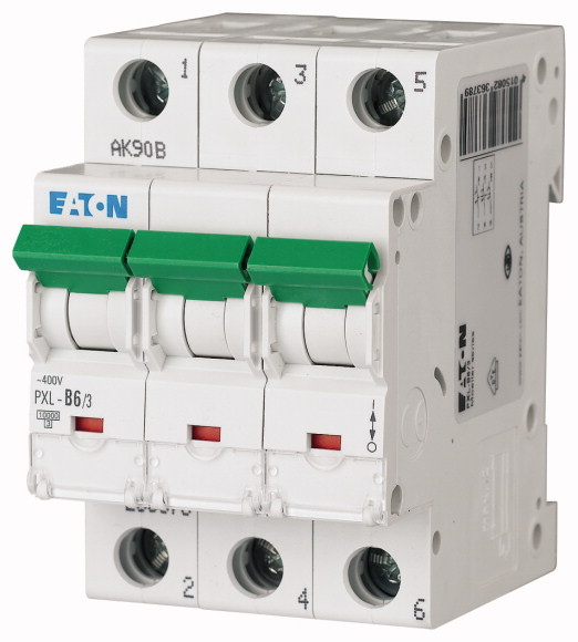 Eaton PXL-B6/3 Leitungsschutzschalter 3-Polig B6A