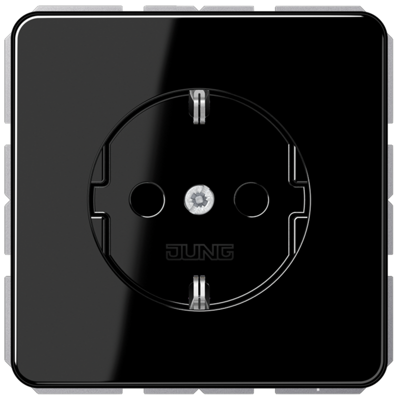 JUNG CD1520SW Steckdosen-Einsatz Schwarz JUNG CD1520SW Steckdosen-Einsatz Schwarz