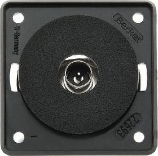 Berker 9451115 Antennen-Verbinderdose TV, Integro Modul-Einsätze, Schwarz Matt Berker 9451115 Antennen-Verbinderdose TV, Integro Modul-Einsätze, Schwarz Matt