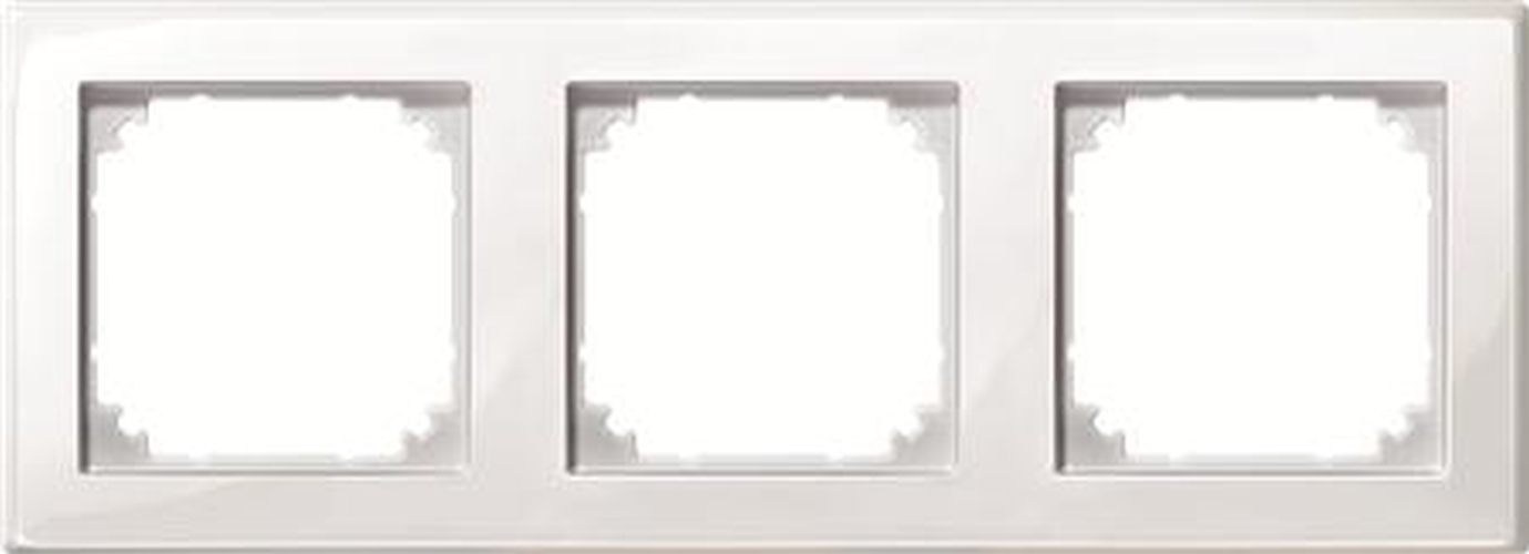 Merten 478319 Rahmen 3-Fach M-Smart Polarweiß Glänzend Merten 478319 Rahmen 3-Fach M-Smart Polarweiß Glänzend