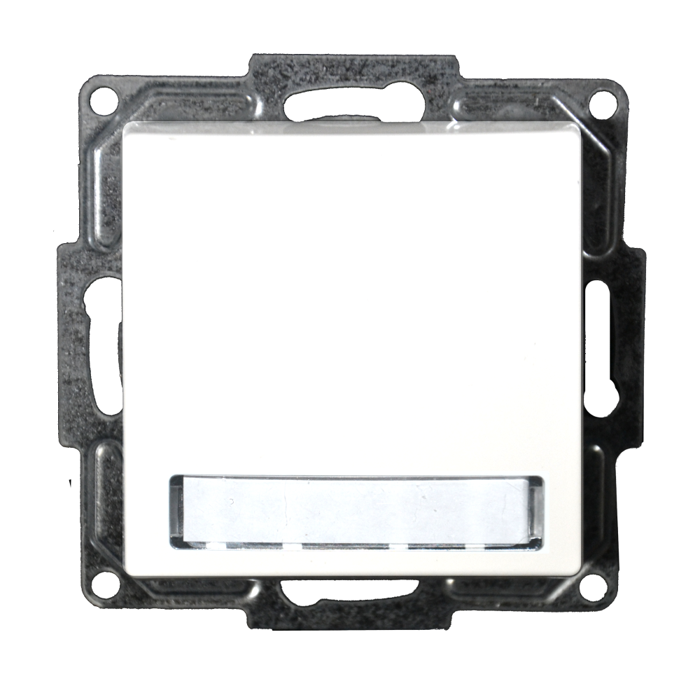 Moderna Klingeltaster mit Namenschild Alpinweiß Moderna Klingeltaster mit Namenschild Alpinweiß