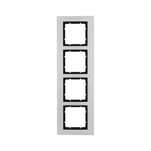 Berker 10146904 Rahmen 4Fach B.7 Alu/Anthrazit Berker 10146904 Rahmen 4Fach B.7 Alu/Anthrazit