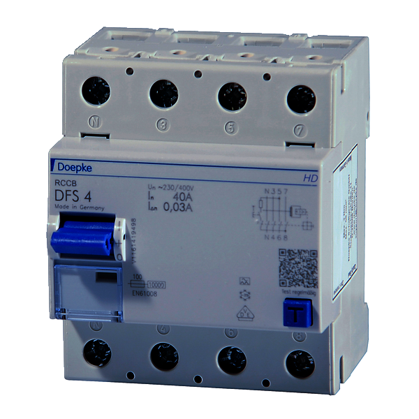 Doepke 9126901 Fi-Schutzschalter 25A 4-Polig 0,30-A Doepke 9126901 Fi-Schutzschalter 25A 4-Polig 0,30-A