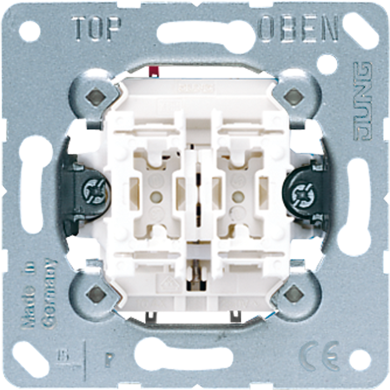 JUNG 535U Doppeltaster-Einsatz 2-Schliesser JUNG 535U Doppeltaster-Einsatz 2-Schliesser