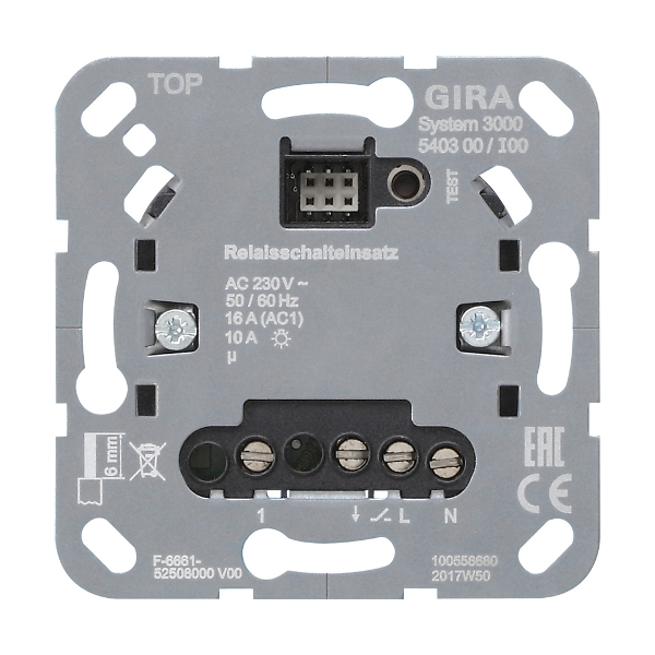 Gira 540300 Relaisschalteinsatz System 3000