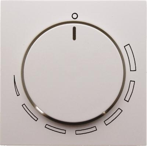 Berker 11378929 Zentralstück mit Regulierknopf für Drehzahlsteller S.1 Polarweiß, Glänzend Berker 11378929 Zentralstück mit Regulierknopf für Drehzahlsteller S.1 Polarweiß, Glänzend