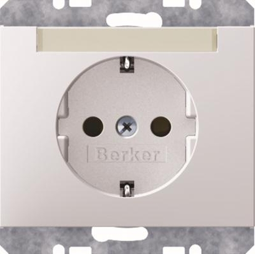 Berker 47387009 Steckdose SCHUKO mit Beschriftungsfeld u. erh.BS K.1 Polarweiß, Glänzend Berker 47387009 Steckdose SCHUKO mit Beschriftungsfeld u. erh.BS K.1 Polarweiß, Glänzend