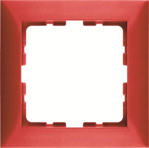 Berker 10118962 Rahmen 1Fach S.1 Rot, Glänzend Berker 10118962 Rahmen 1Fach S.1 Rot, Glänzend