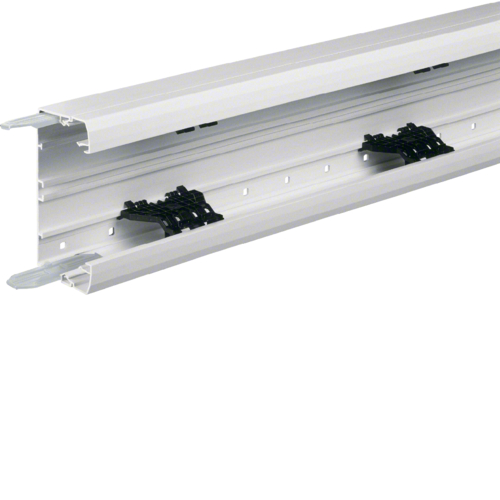 Hager BRN7013019010 Brüstungskanal-Unterteil BRN 70x130mm Reinweiß