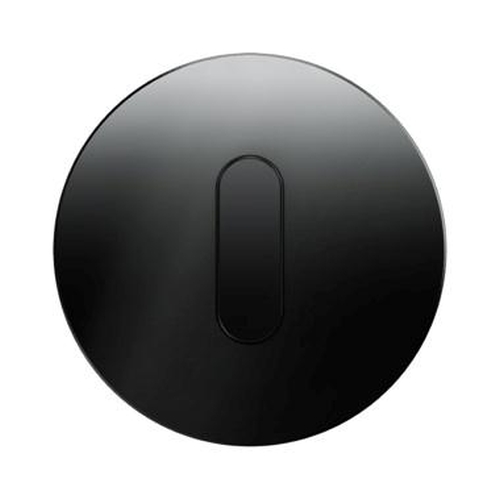 Berker 10012055 Abdeckplatte mit Knebel Serie R.Classic Glas, Schwarz Berker 10012055 Abdeckplatte mit Knebel Serie R.Classic Glas, Schwarz