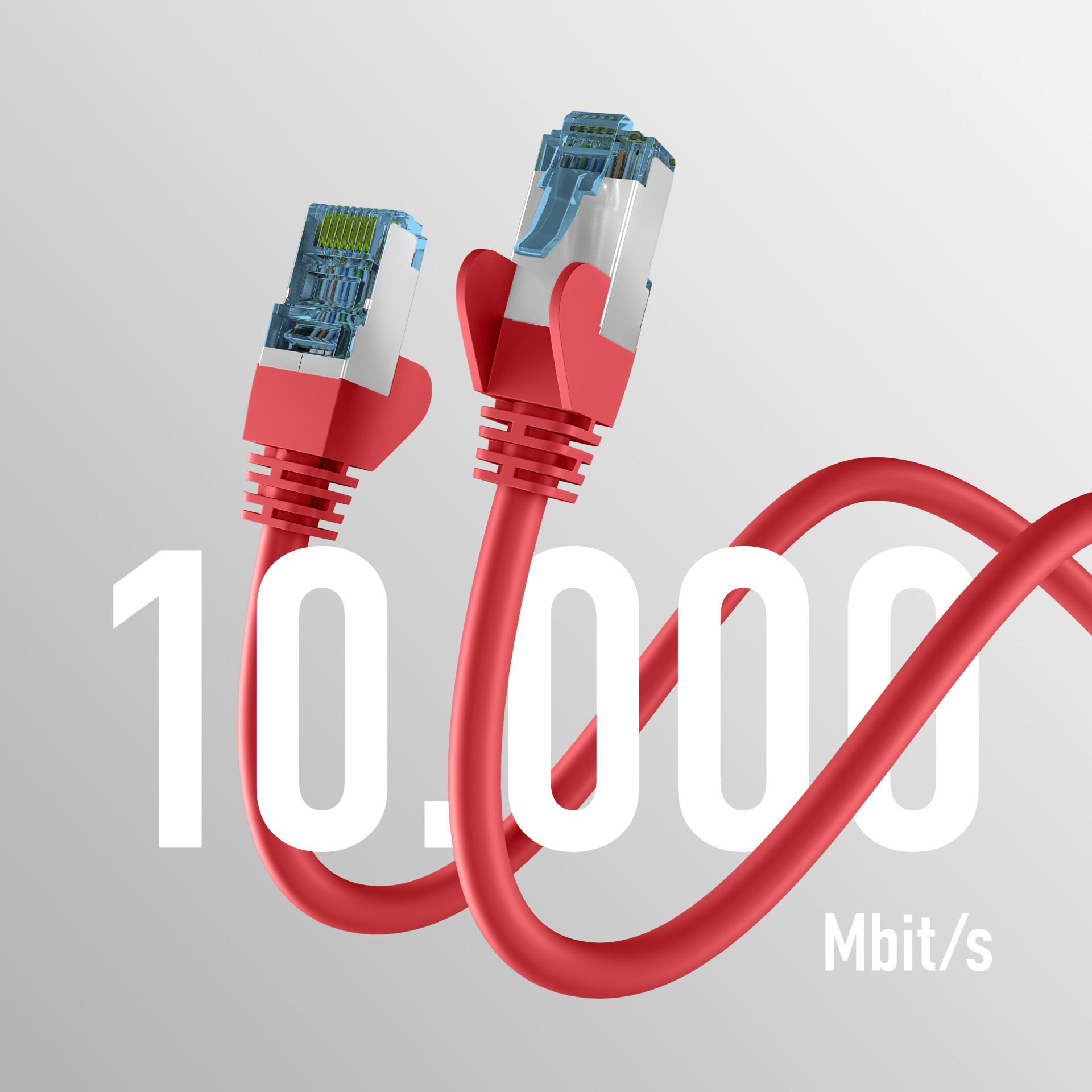 Patchkabel CAT.7  S-FTP/PIMF Rot 1m