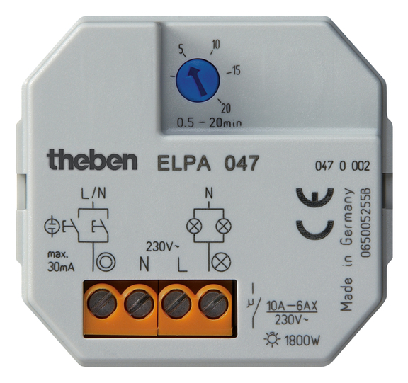 THEBEN 0470002 Treppenlichtzeitschalter ELPA047UP THEBEN 0470002 Treppenlichtzeitschalter ELPA047UP